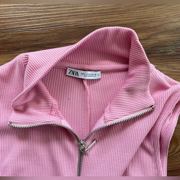Zara Collared Skater Dress with zipper - Picture 3 of 5
